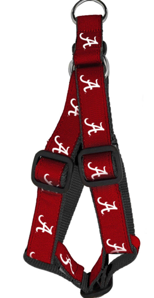 Alabama Crimson Tide Step-In Dog Harness – Lightweight Adjustable Harness for Pets