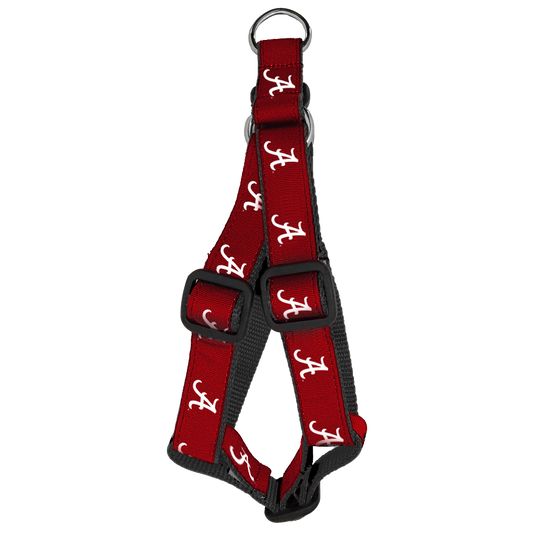 Alabama Crimson Tide Step-In Dog Harness – Lightweight Adjustable Harness for Pets