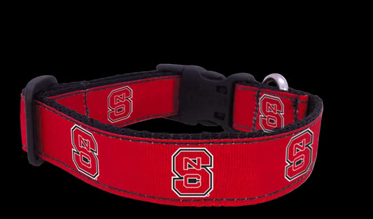 🐾 North Carolina State University Adjustable Pet Collar – Wolfpack Pride