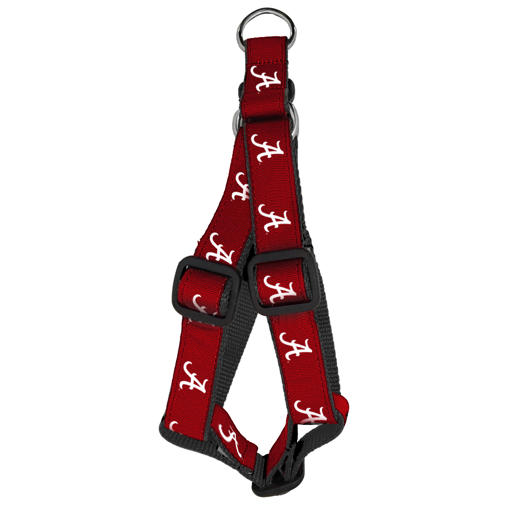 Alabama Crimson Tide Step-In Dog Harness – Lightweight Adjustable Harness for Pets